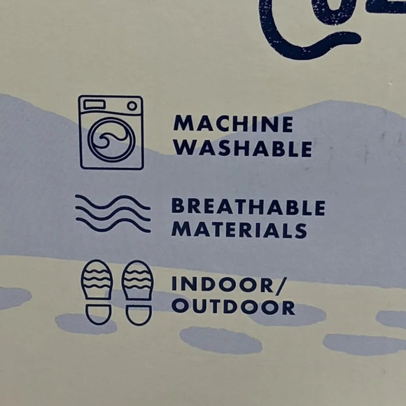 NEW Slippers gray faux wool, memory foam, washable, indoor outdoor, house shoes - Picture 8 of 9